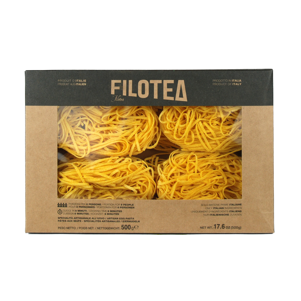 Spaghetti alla Chitarra Nidi, FILOTEA, 500g - Porcella