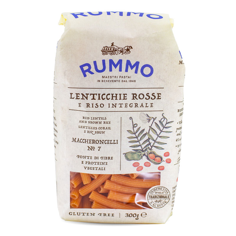 rummo MACCHERONCELLI LENTICCHIE E RISO rote linsen